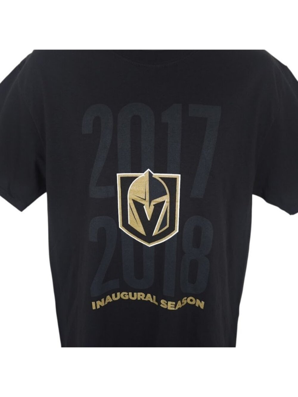 Vegas Golden Knights T Shirt Mens Size Medium Black Inaugural Season NHL Hockey